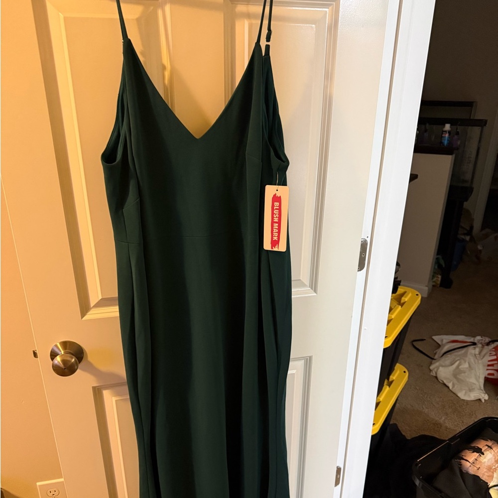 Chic Forest Green Maxi Dress